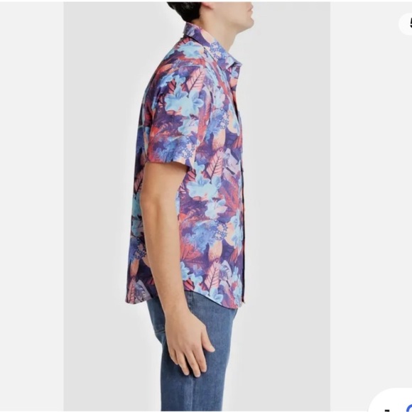 NWT TOMMY BAHAMA IslandZone Bahama Coast Techno Flora Camp Shirt - - Picture 4 of 8